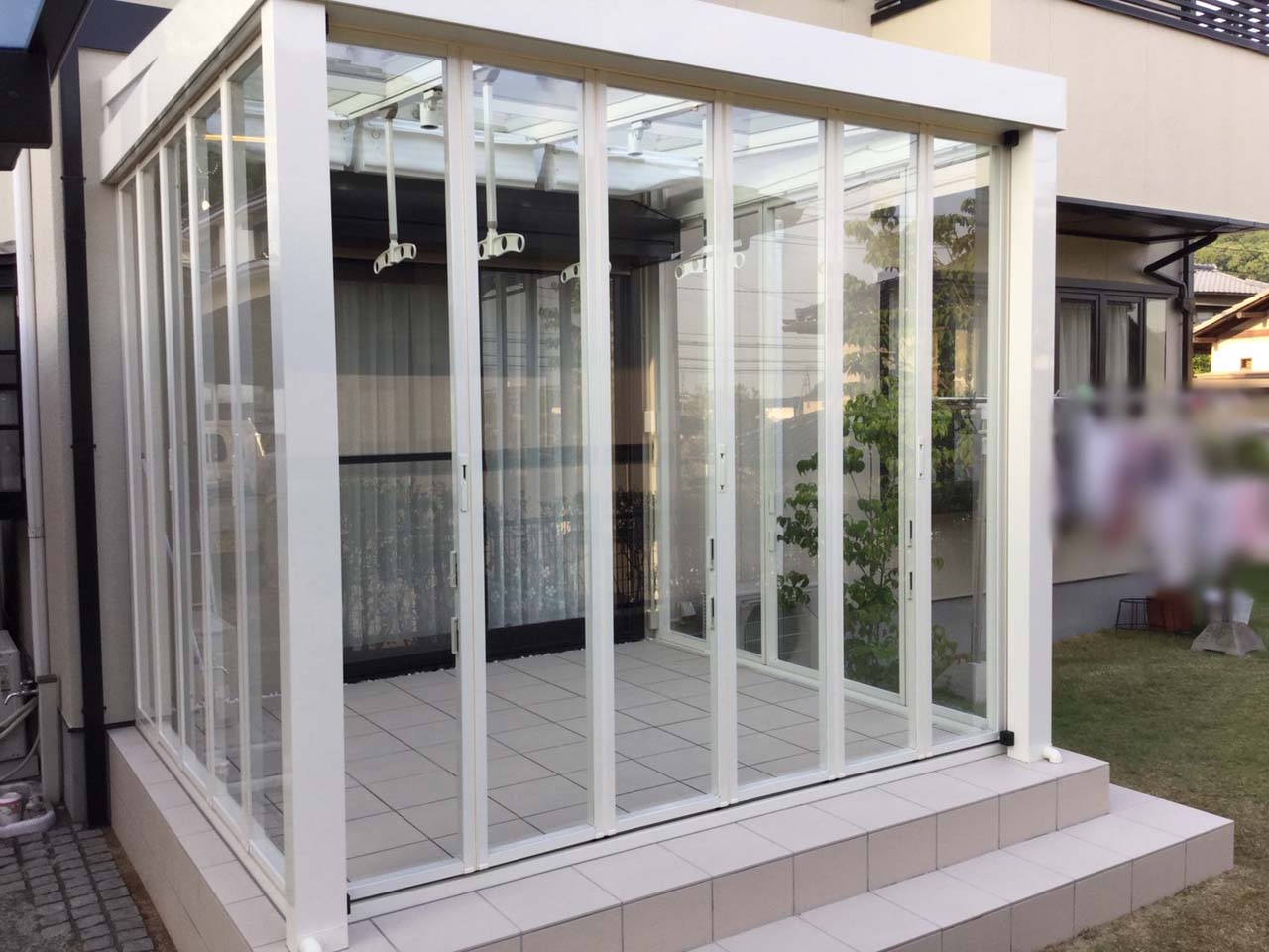 サンルームの工事の画像